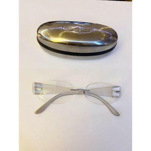 Silhouette Rimless Titanium Silver Hinged Eyeglass